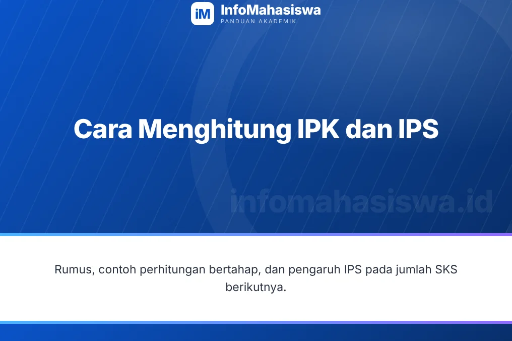 Cara menghitung IPK dan IPS beserta contoh perhitungannya